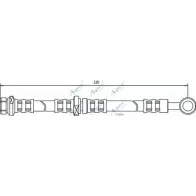 Тормозной шланг APEC BRAKING 1265441111 B5 90S C0E3Z HOS3279