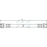 Тормозной шланг APEC BRAKING LOO9DY HOS3379 6N8 G8TF Audi A2