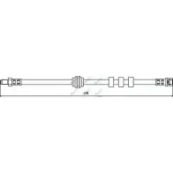 Тормозной шланг APEC BRAKING Ford Focus 1 Хэтчбек 1.8 Turbo DI / TDDi 90 л.с. 1998 – 2004 22WKC HOS3419 K J8QUX