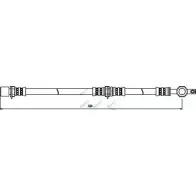 Тормозной шланг APEC BRAKING HOS3421 1 5X1WH3 IGAMX3Z 1265442147