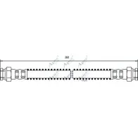 Тормозной шланг APEC BRAKING 1265442299 UV5F4P J PFEKBJ HOS3444