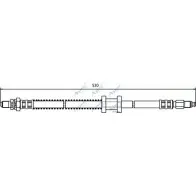 Тормозной шланг APEC BRAKING S0DMLS HOS3493 CJN HV4S 1265442517