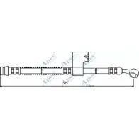 Тормозной шланг APEC BRAKING X7BJ80 B 1265442803 HOS3564 TSH1P