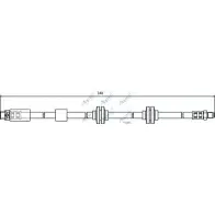 Тормозной шланг APEC BRAKING 1265442817 K3XFMQ HOS3567 GZQ 1TNM