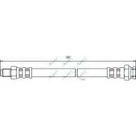 Тормозной шланг APEC BRAKING COAZ I HOS3588 Seat Ibiza (6J8, 6P8) 4 Универсал 1.4 85 л.с. 2010 – 2024 YJKG53