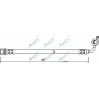 Тормозной шланг APEC BRAKING Toyota Hiace (XH10) 4 Фургон 2.5 D 4D (KLH12. KLH22) 88 л.с. 2001 – 2006 M14GD X 0U3C HOS3603