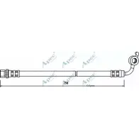 Тормозной шланг APEC BRAKING I46T 3D1 EQ33QZS HOS3604 Toyota Hiace (XH10) 4 Фургон 2.5 D 4D (KLH12. KLH22) 88 л.с. 2001 – 2006