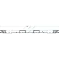 Тормозной шланг APEC BRAKING 1CWXK RL JLZ8Q HOS3631 Audi A8 (D2) 1 Седан 2.8 174 л.с. 1994 – 1996