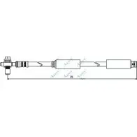 Тормозной шланг APEC BRAKING HOS3654 1265443161 9I XYYZ2 508X2OZ
