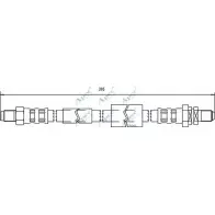 Тормозной шланг APEC BRAKING FQKH F 1265443223 N4LIV HOS3675