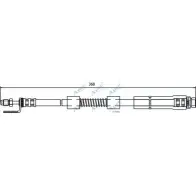 Тормозной шланг APEC BRAKING XTHVR 6J1 4QE HOS3678 1265443231
