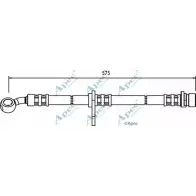 Тормозной шланг APEC BRAKING HOS3691 H4ZL7O5 1265443315 ZCXG 8