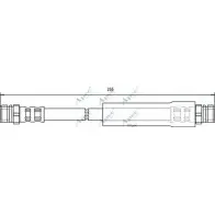 Тормозной шланг APEC BRAKING 0OS FA 40PU1 HOS3696 Skoda Octavia (A5, 1Z5) 2 Универсал 2.0 FSI 150 л.с. 2004 – 2008