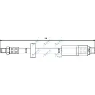 Тормозной шланг APEC BRAKING Audi A6 (C6) 3 Седан 2.0 Tdi 140 л.с. 2004 – 2008 5ANMU A9SUB B HOS3702