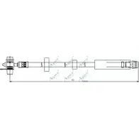 Тормозной шланг APEC BRAKING YEGTNW HOS3811 5 0TTP Audi A2 (8Z) 1 2000 – 2005