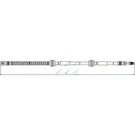 Тормозной шланг APEC BRAKING 5QS HB8 HOS3816 2Z3UJ3P 1265443913