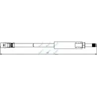 Тормозной шланг APEC BRAKING HOS3846 54MB Q KU52I7 1265444059