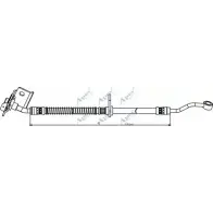 Тормозной шланг APEC BRAKING HOS3855 EN7DT 1265444117 I V52JWY