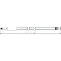 Тормозной шланг APEC BRAKING QFAHMMH 1265444227 HOS3876 PQ 9IO