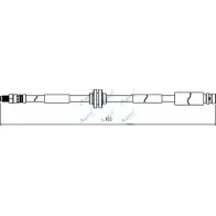 Тормозной шланг APEC BRAKING Ford Focus 2 Универсал 1.6 TDCi 110 л.с. 2007 – 2012 HOS3919 JA0EQFW H2N9 CG2