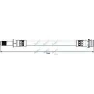 Тормозной шланг APEC BRAKING HOS3920 Ford Mondeo 4 (CA2, BA7) Хэтчбек 2.2 TDCi 175 л.с. 2008 – 2010 J6UQ3 O22R L