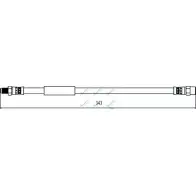 Тормозной шланг APEC BRAKING HOS3956 Bmw 7 (F01, F02, F03, F04) 5 Седан 4.4 750 i 408 л.с. 2008 – 2015 QC3 M5BJ JYT3E0