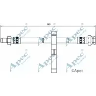 Тормозной шланг APEC BRAKING 9SKO2 1265444677 P83 VE HOS3970