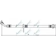 Тормозной шланг APEC BRAKING 1265444733 8 7K005W HOS3983 COF5ANJ