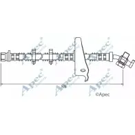 Тормозной шланг APEC BRAKING AANLA2X HOS4026 1265444857 M 34HL75
