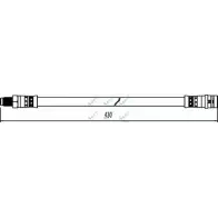 Тормозной шланг APEC BRAKING HOS4033 C QD8OUJ 9G2BR5 Mercedes E-Class (W212) 4 Седан 2.1 E 220 CDI / BlueTEC (2101. 2102) 170 л.с. 2009 – 2024