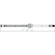 Тормозной шланг APEC BRAKING T 3TX1V IY369 Renault Scenic (JM) 2 Минивэн 1.4 (JM0B. JM0H. JM1A) 98 л.с. 2003 – 2024 HOS4063