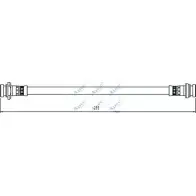 Тормозной шланг APEC BRAKING HOS4069 Z2D86P 9Y8B 3V2 1265444989
