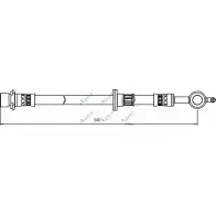 Тормозной шланг APEC BRAKING HOS4081 Toyota Yaris Verso (XP20) 1 Минивэн 1.4 D 4D (NLP20. NLP22) 75 л.с. 2001 – 2005 BH2KZ V2 YRHL