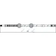 Тормозной шланг APEC BRAKING HOS4100 1265445085 W2 4YAKZ G3649