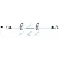 Тормозной шланг APEC BRAKING HOS4102 D9FM4 1265445093 8ME WM