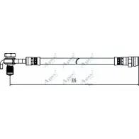 Тормозной шланг APEC BRAKING LSARS2 HOS4110 1265445133 FEP KAE