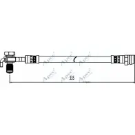 Тормозной шланг APEC BRAKING HOS4111 Volvo XC60 1 (156) Кроссовер 2.4 D / D3 / D4 AWD 163 л.с. 2008 – 2017 4IAAM6 227L UF8