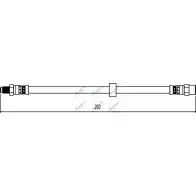 Тормозной шланг APEC BRAKING K64 HQ Volvo S60 7D721LL HOS4114