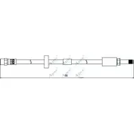 Тормозной шланг APEC BRAKING HOS4115 A9 BQ98 A0TIC1 Volvo S60