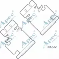 Комплектующие, тормозные колодки APEC BRAKING PZDX Z7 KIT1003 0404M 1265445295
