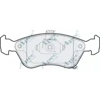 Тормозные колодки, дисковые, комплект APEC BRAKING 1265452205 F0F 87 OILZL PAD1011