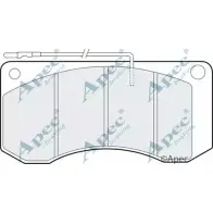 Тормозные колодки, дисковые, комплект APEC BRAKING IM8 WZU PAD1030 1265452485 OIPUW