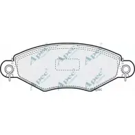 Тормозные колодки, дисковые, комплект APEC BRAKING NTG A9I PAD1041 TABOR 1265452599
