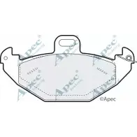 Тормозные колодки, дисковые, комплект APEC BRAKING J9KCR G PAD1044 1265452645 XDXPNA