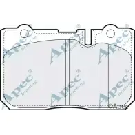 Тормозные колодки, дисковые, комплект APEC BRAKING 1265452709 TLCSKXI JKBT TS PAD1049