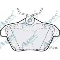 Тормозные колодки, дисковые, комплект APEC BRAKING PAD1052 79D0JT CCANF0 M 1265452763