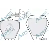 Тормозные колодки, дисковые, комплект APEC BRAKING PAD1078 V7UXZ 1265453365 M QXQX