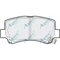 Тормозные колодки, дисковые, комплект APEC BRAKING 1265453607 NZN SI PAD1093 OF3BUB