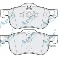 Тормозные колодки, дисковые, комплект APEC BRAKING R ZTX30P I7YWS PAD1120 1265454201