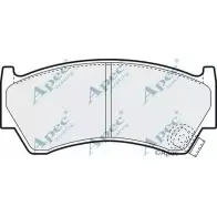 Тормозные колодки, дисковые, комплект APEC BRAKING 2JL QM 1265454495 PAD1139 FE973NI